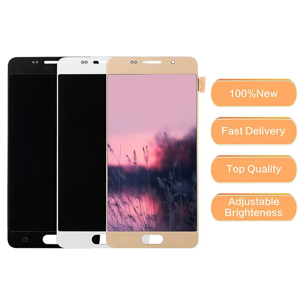 Для SAMSUNG Galaxy A5 дисплей A510 SM-A510FD A510F A510M ЖК-дисплей и кодирующий преобразователь сенсорного экрана в сборе запасные части