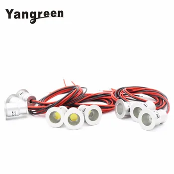 

YanGreen Mini led cabinet light 1W mini led downlight 9pcs/lot AC85-265V Mini led lamp white or Warm white RoHS CE