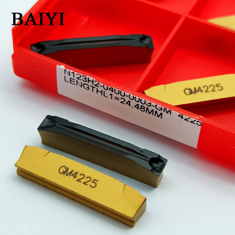 10 штук N123H2-0400-0003-GM 4225 карбида вставки для Рифленое лезвие для стали