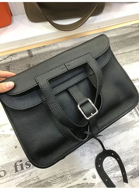The new soft leather lychee pattern luxury handbags women bags designer feel very soft and powerful women's shoulder bags