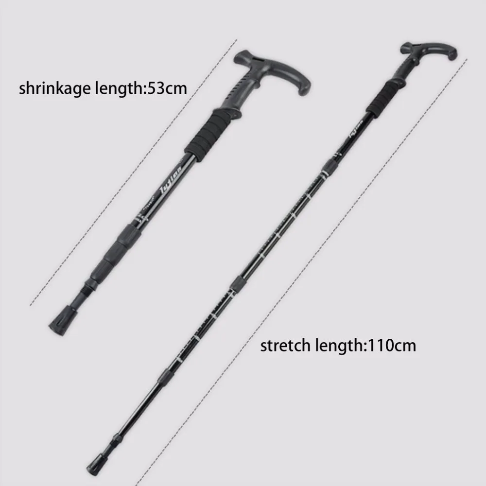 Anti Shock Nordic Walking Sticks Telescopic Trekking Hiking Poles Ultralight Hiking Walking Canes With Rubber Tips Drop Shipping