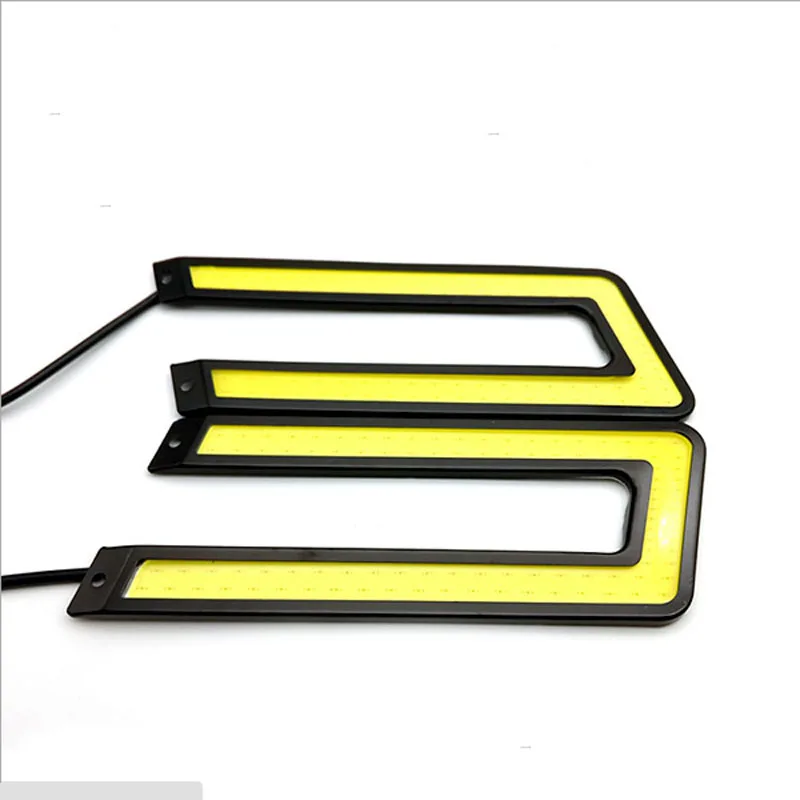 LEADTOPS COB U Shape DRL 108LED Daytime Running Light  LED Car Light Car Light Source Waterproof DC12V Auto Lamp DC