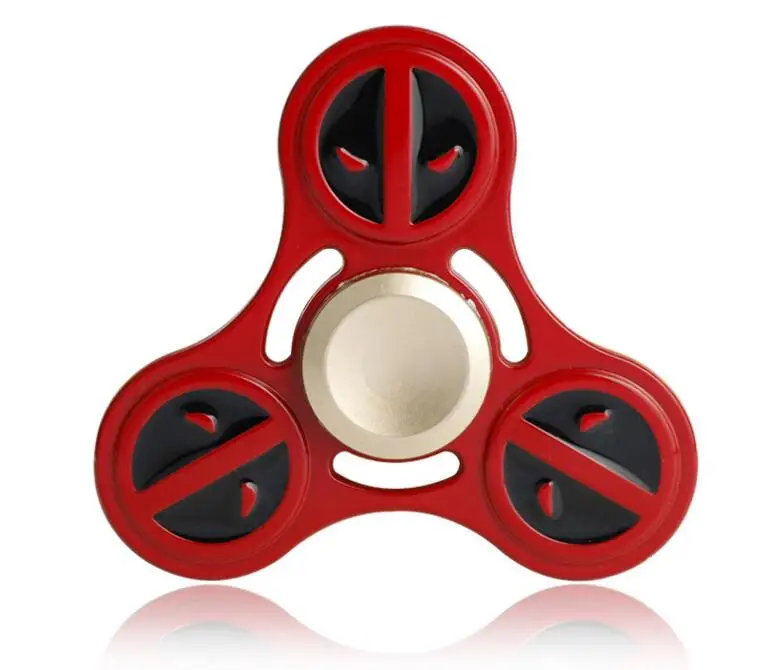 Fidget Brinquedo Deadpool Spiderman Mão Spinner Spinner Dedo Stress Presentes Tri