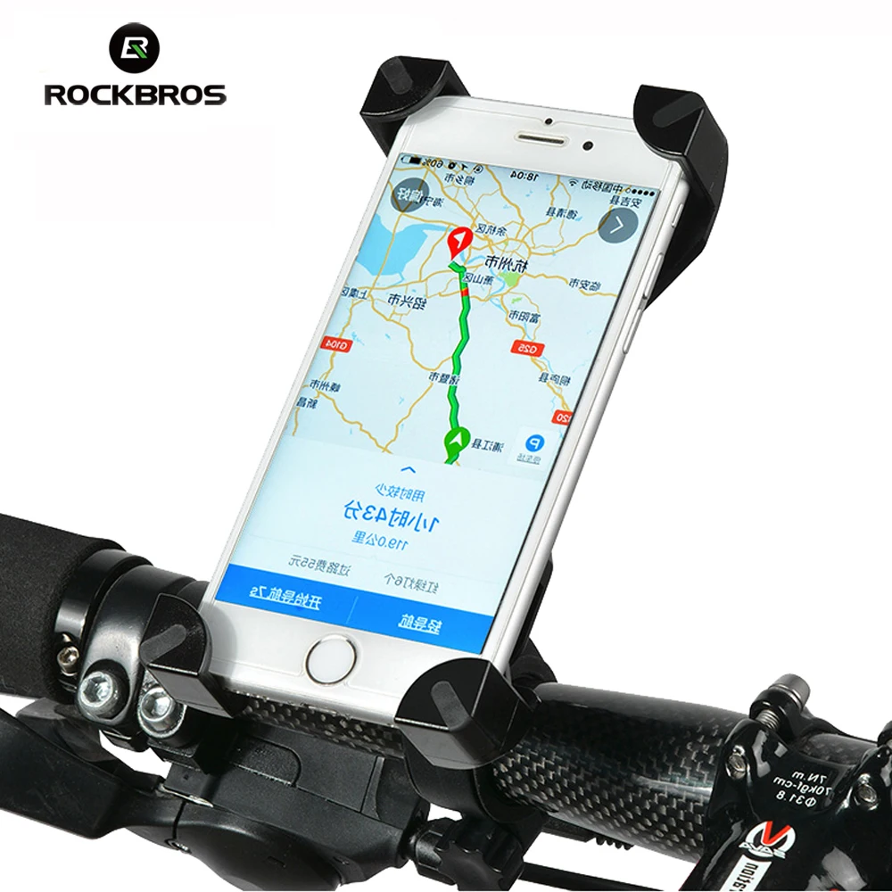 ROCKBROS Universal Bike Phone Stand Bicycle Handlebar Mount Holder