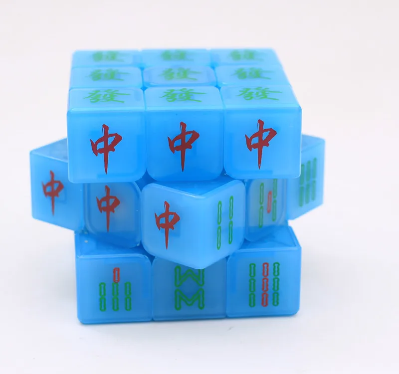 Третий заказ светящиеся синие детские развивающие игрушки маджонг взрослые декомпрессионные прямые продажи с фабрики пластиковые Спиннеры skewb