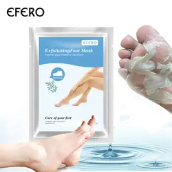 Efero 5 пара детские ножки маска Отшелушивающий пилинг носки для педикюра отшелушивающая маска для ног уход за кожей мертвая кожа удаление