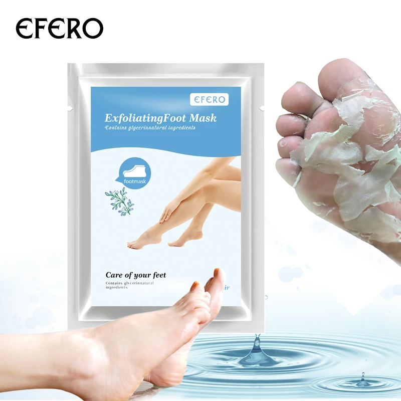 efero 5 Pair Baby Feet Mask Peeling Exfoliating Socks for Pedicure