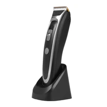 Электрическая машинка для стрижки волос набор перезаряжаемая Беспроводная Машинка для стрижки волос бритва с дисплеем с керамическим титановым лезвием салонные инструменты с европейской вилкой