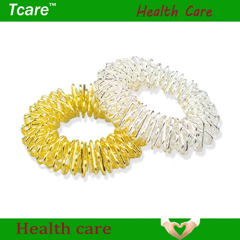 Tcare 50Pcs/Lot Hot Sale Finger Massage Ring Acupuncture Ring Health Care Body Massage Beauty & Health Finger Massage Ring
