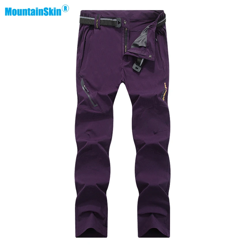 

Mountainskin New Women's Summer Quick Dry Softshell Pants Outdoor Elastic Camping Hiking Trekking Climbing Female Trousers MB111