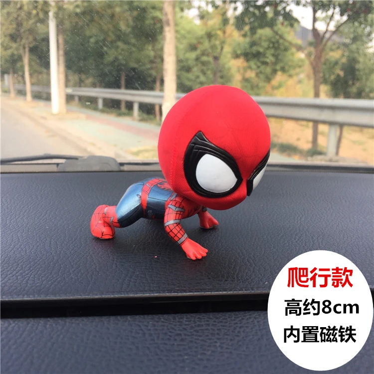 hanging spiderman figure