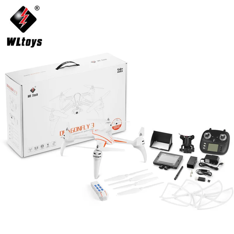 Оригинальный WLtoys Q696 A 5 8G FPV 1080P Камера 2 карданный стабилизатор для воздуха Пресс