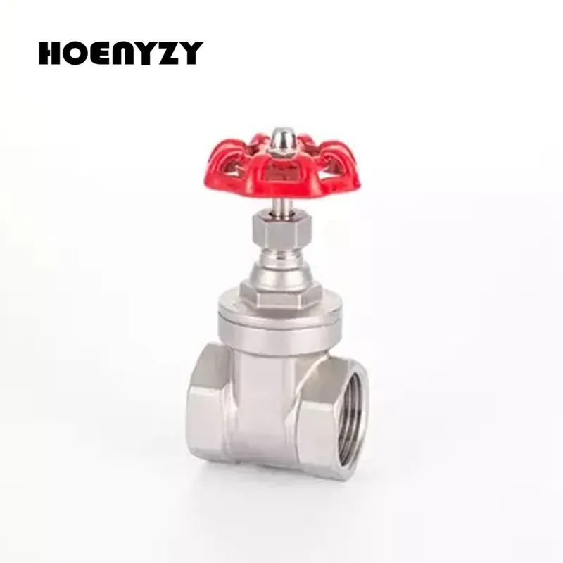 

1/2" 3/4" 1" 2" Female Thread Stainless Steel SS304 Gate Valve DN15 DN20 DN25 DN32 DN40 DN50 Straight through Gate Valve 1.6Mpa