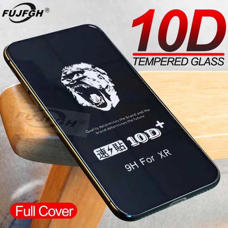 

10D+ Protective Flim For iPhone 6 6S 7 8 Plus X Glass on iPhone 7 6 8 X XR XS MAX Tempered Glass iPhone 7 6 8 X Screen Protecto