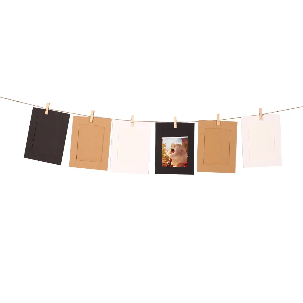 Hanging Style Clip&String Picture Hanging Decorative Party Photo Frame