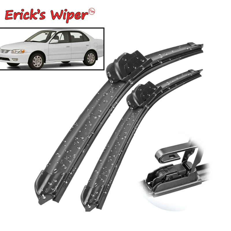 

Erick's Wiper Front Wiper Blades For Toyota Corolla 1997 1998 1999 2000 2001 Windshield Windscreen Front Window 20"+18"