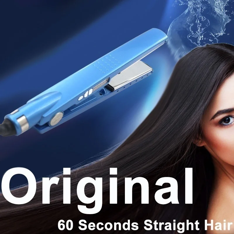 Новый оригинальный 2 в 1 выпрямитель для волос Flat Iron Инструменты для укладки артефакт Электрический Керамика щипцы для завивки волос Стиль