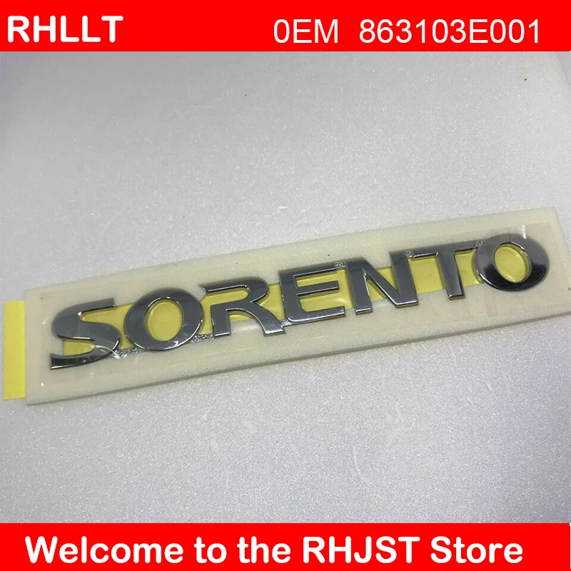 

For Kia Sorento 2003-2009 OEM Rear Trunk Tailgate SORENTO LOGO Emblem 863103E001