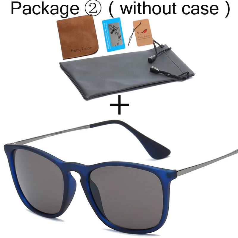 Роскошные брендовые поляризационные солнцезащитные очки для женщин и мужчин, винтажные крутые женские солнцезащитные очки для вождения, Винтажные Солнцезащитные очки с оригинальной коробкой - Цвет линз: matt blue-black-2