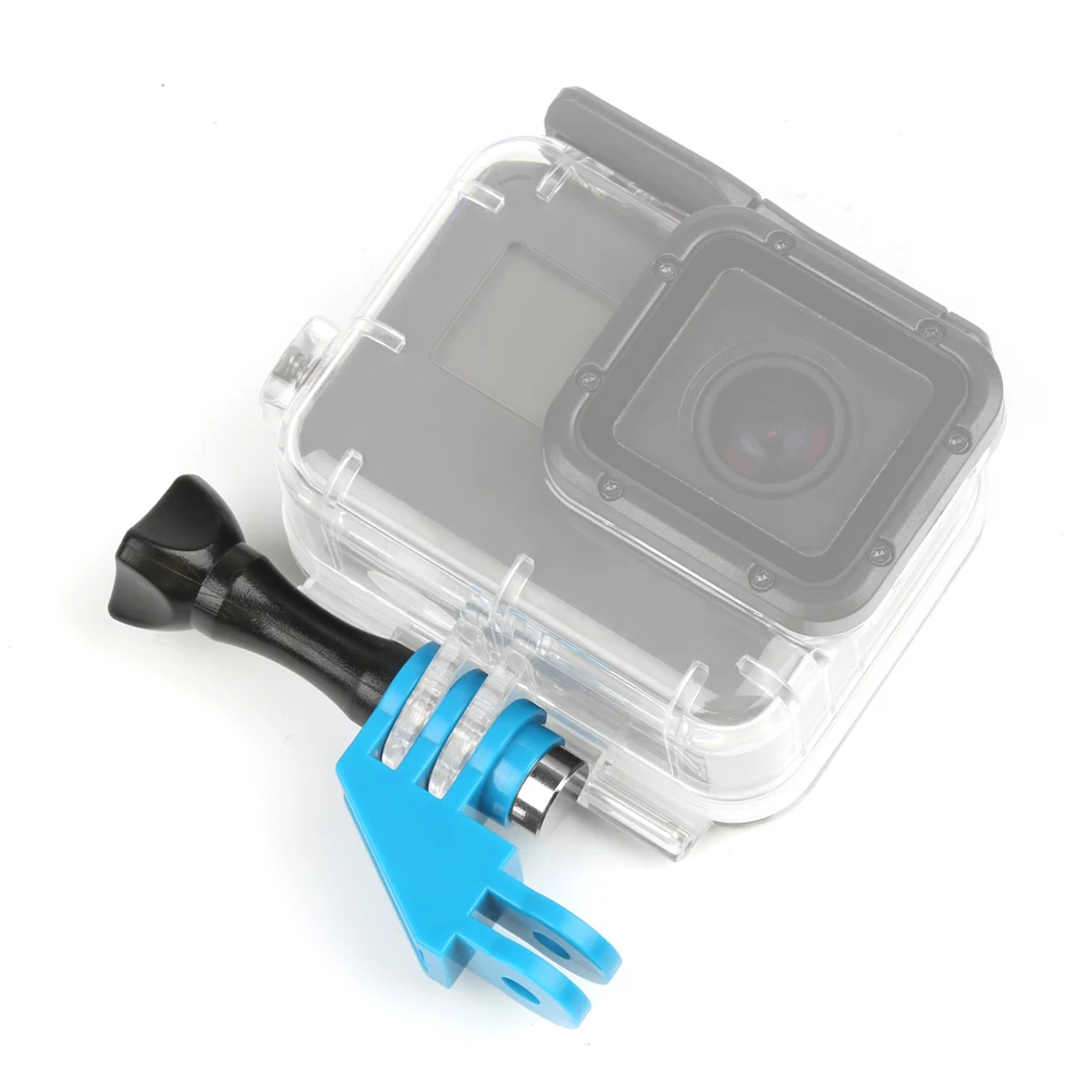 

90 Degree Direction Elbow Tripod Adapter Mount For Gopro Hero 7 6 5 SJCAM SJ4000 Yi Go Pro Accessory with Thumb Screw Kit