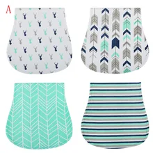 Детский слюнявчик из органического хлопка, 4 шт. в упаковке, мягкие впитывающие полотенца для новорожденных мальчиков, нагрудники для девочек, водонепроницаемый слюнявчик для Слюнявчик