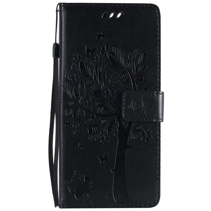 For ZTE Blade L110 Роскошный чехол-Кошелек из искусственной кожи с 3D-принтом кошки и дерева, чехол для телефона zte blade l110, чехол-книжка для zte l110, чехол-сумка - Цвет: For ZTE Blade L110