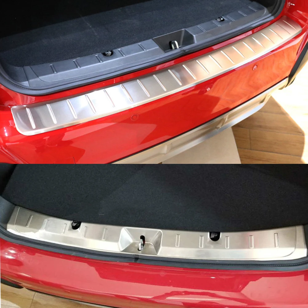 

Accessories For SUBARU XV GT3 GT7 2017 2018 Stainless Steel Front Rear Bumper Plate Cover Trims 2pcs