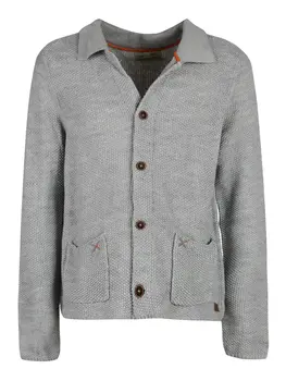 

Knit jacket with pockets