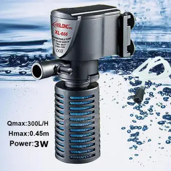 

Mini Multi-function Aquarium Aquarium Internal Oxygen Submersible Water Pumps For Fish Tank Pond Aquarium Filters