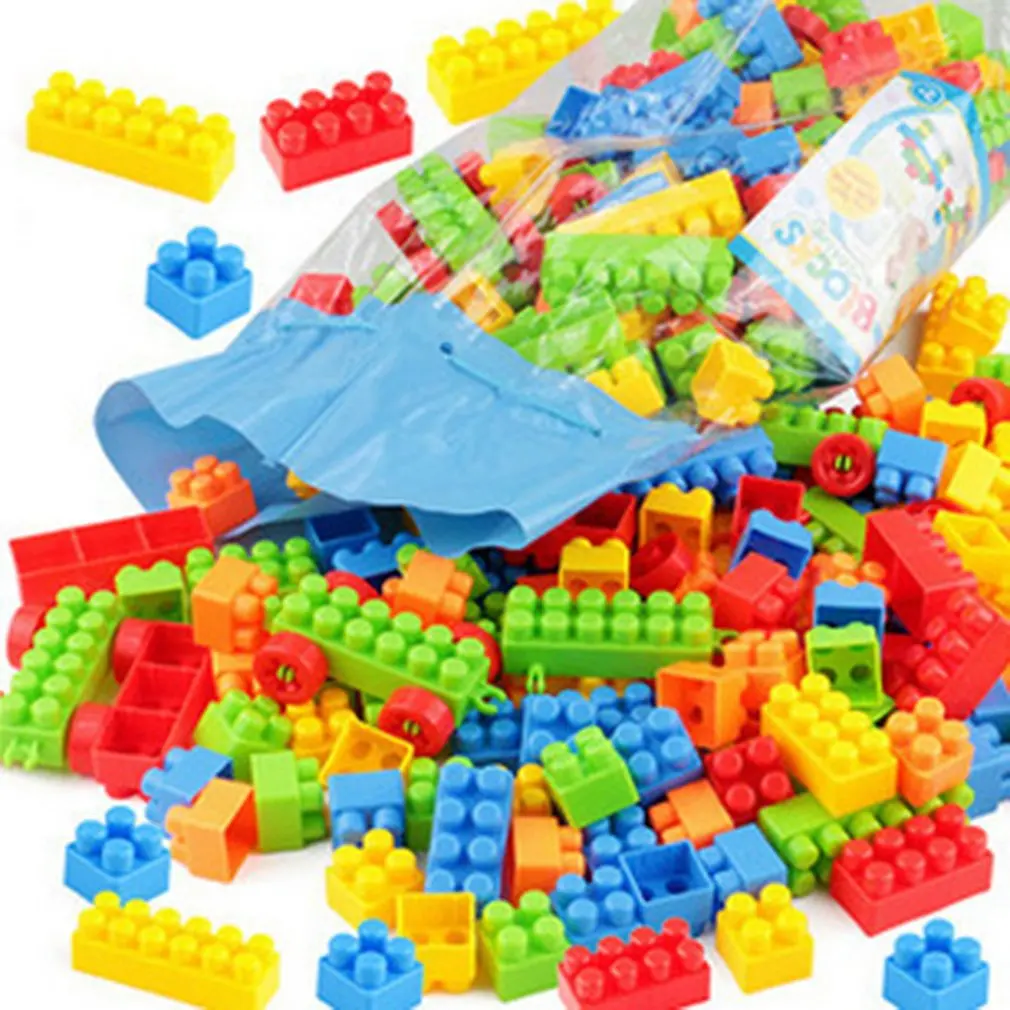 

92 Pcs DIY Building Blocks Set Funny City Creative Educational Bricks Compatible Building Blocks Toys For Children Festival Toys