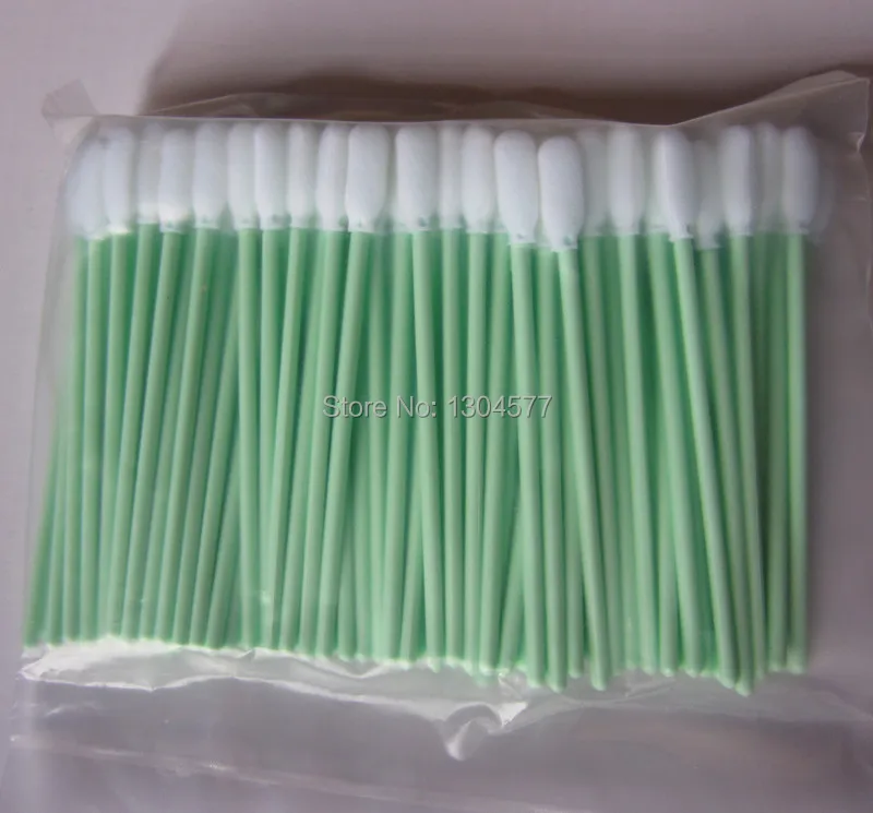 

Factory Supply - 100 small & short Solvent Cleaning Swabs Swab Roland Mimaki Mutoh for Epson Printer