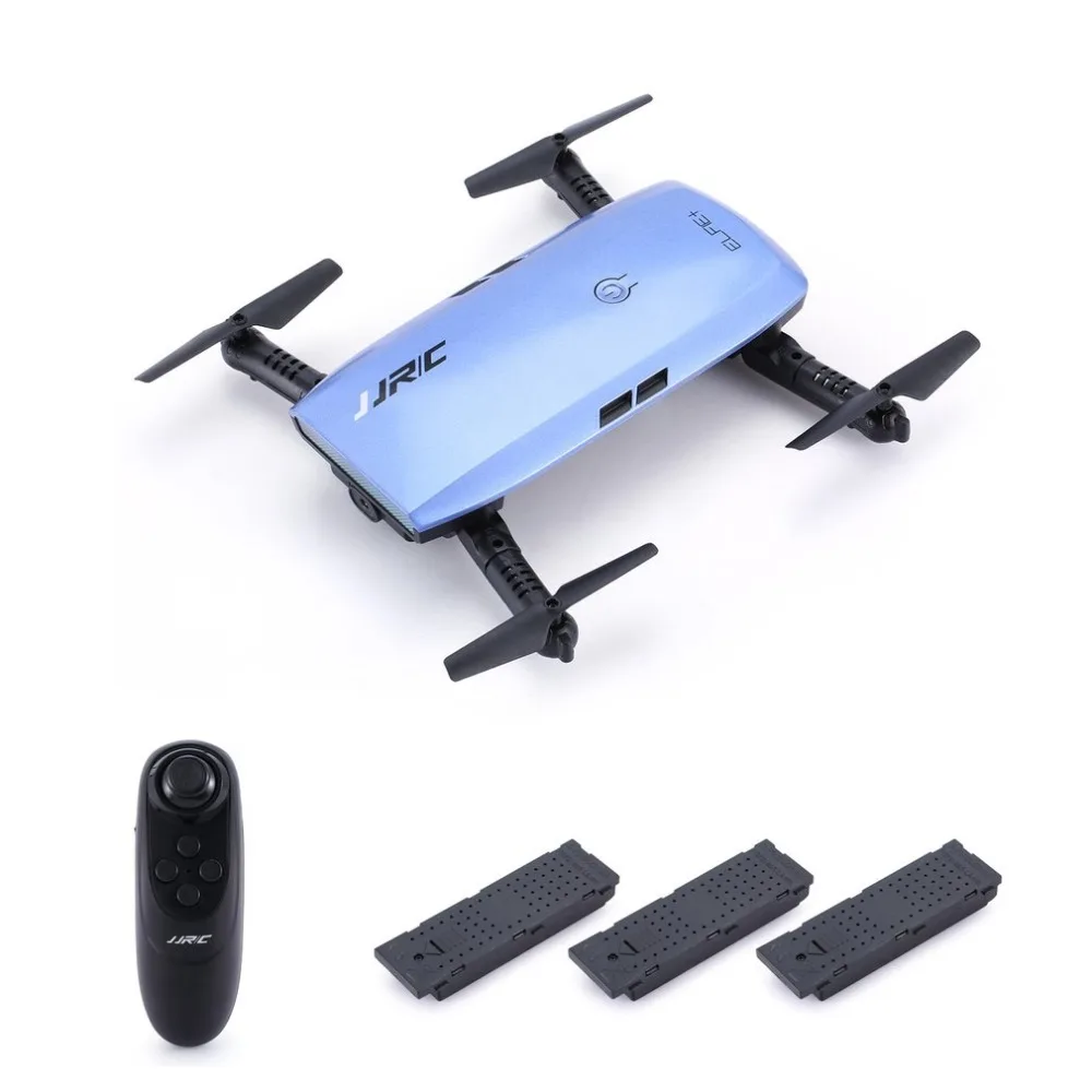 

JJR/C H47 ELFIE WIFI FPV Drone With 720P HD Camera Altitude Hold Mode Foldable G-sensor Mini RC Selfie Quadcopter with 3 battery