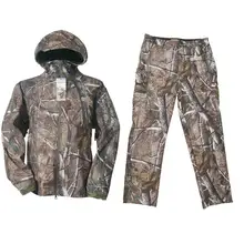 Охота куртка+ Охота Штаны Открытый камуфляж Охота Soft Shell съемки Восхождение Рыбалка водонепроницаемый дышащий