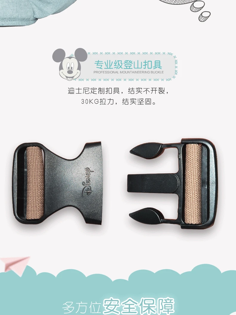Disney Baby Carrier Хипсит(пояс для ношения ребенка) Микки ходунки слинг для малыша удерживающий пояс Рюкзак младенец Минни Hip Seat новорожденный 0-36 месяцев