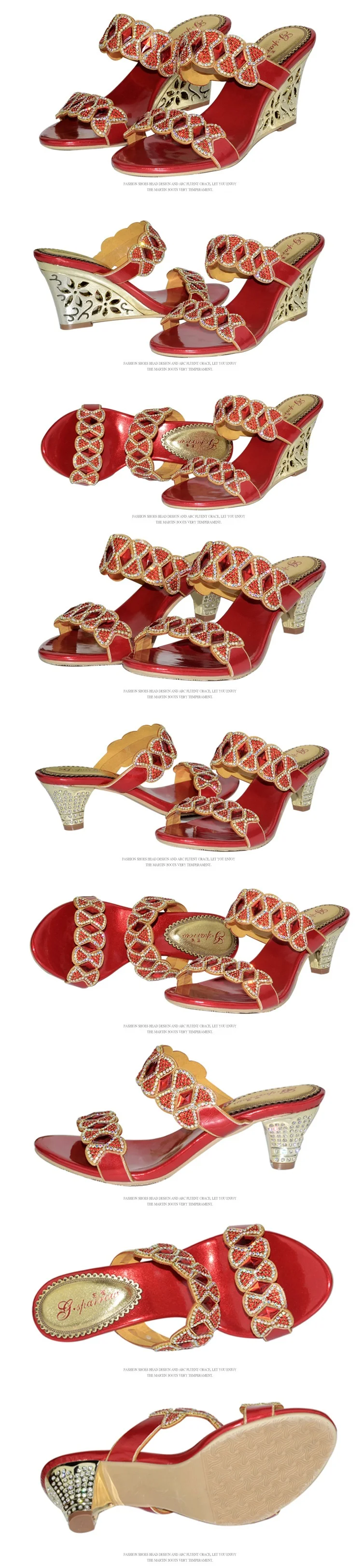 2016 Summer Hot Style Peep Toe Women Wedges Thick Heel 8 Cm Slippers Sandals Shoes Size 11 Clogs & Mules Outdoor Free Shipping6