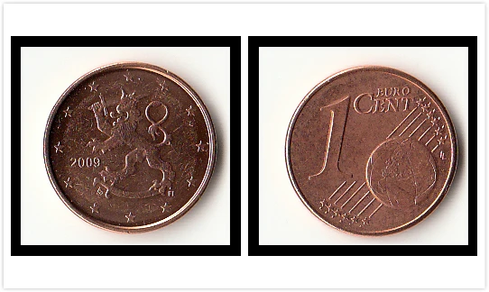 

Finland EU 1 Euro Cents Coin Original European Coins UNC New