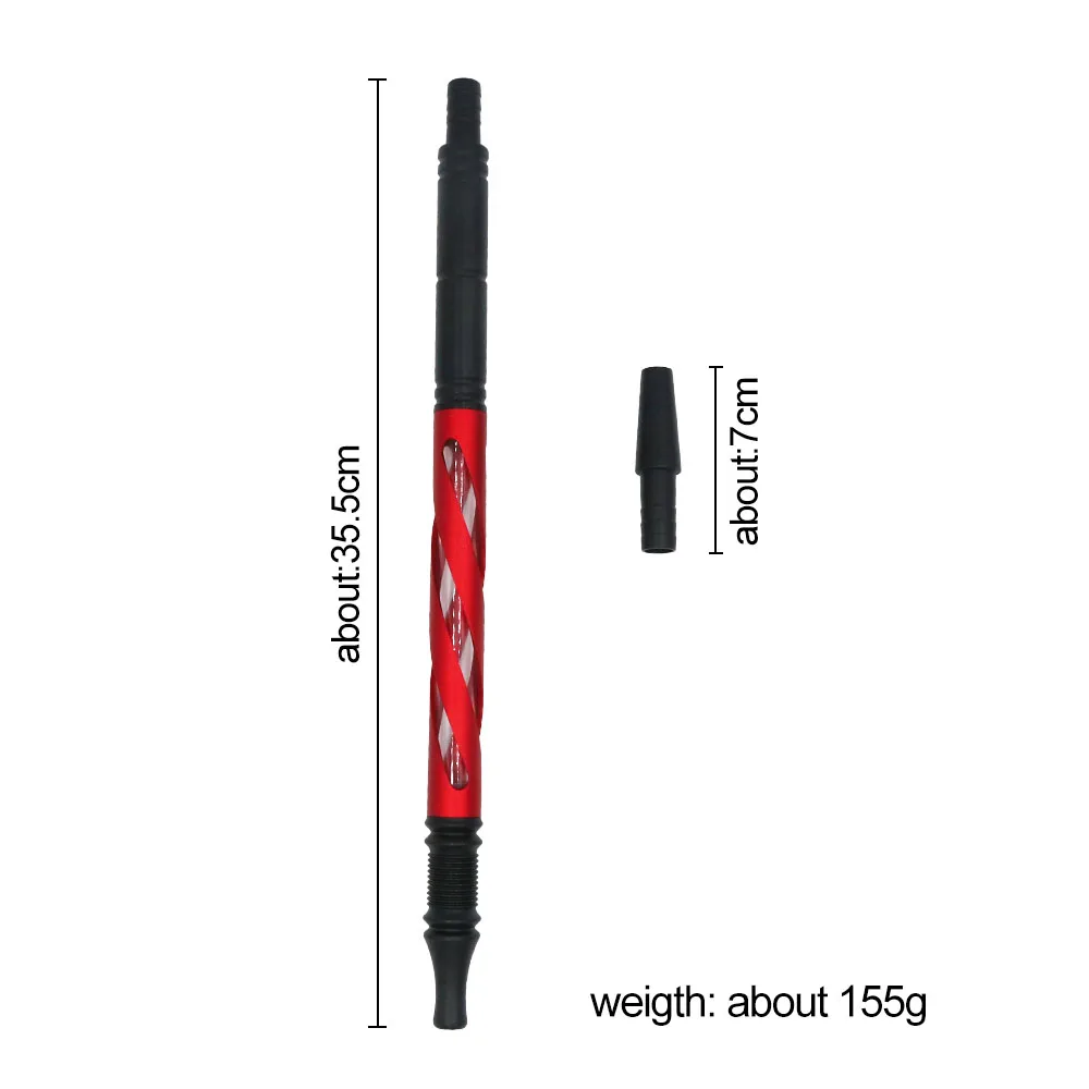 SY 1 Набор 35,5 см Набор ручек для кальяна диаметр 12 мм силиконовый шланг Аксессуары для кальяна пять цветов