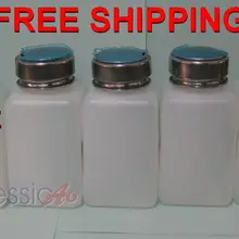 Бутылка для флюса для спирта/припоя для пайки жидкости из прессованного металла Крышка для перекачки диспенсер бутылка для очистки 6 унций белый(5 шт/лот