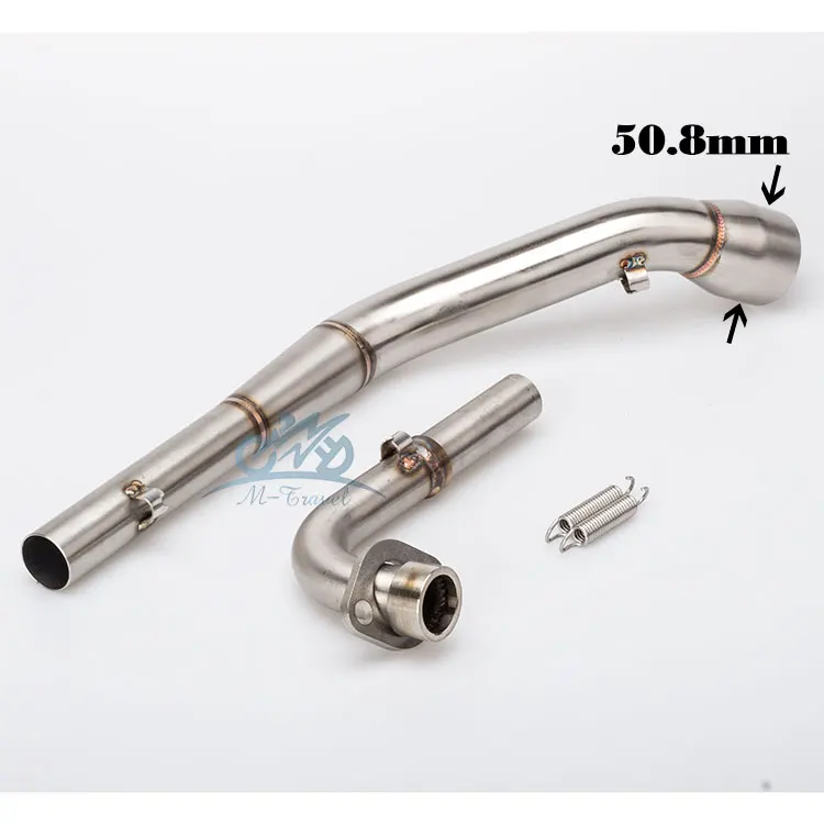 

Motorcycle Exhaust Muffler Middle Pipe and Front Link Pipe Full System For MSX 125 Slip-on msx125 exhaust msx125 muffler