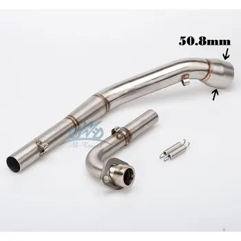 

Motorcycle Exhaust Muffler Middle Pipe and Front Link Pipe Full System For MSX 125 Slip-on msx125 exhaust msx125 muffler