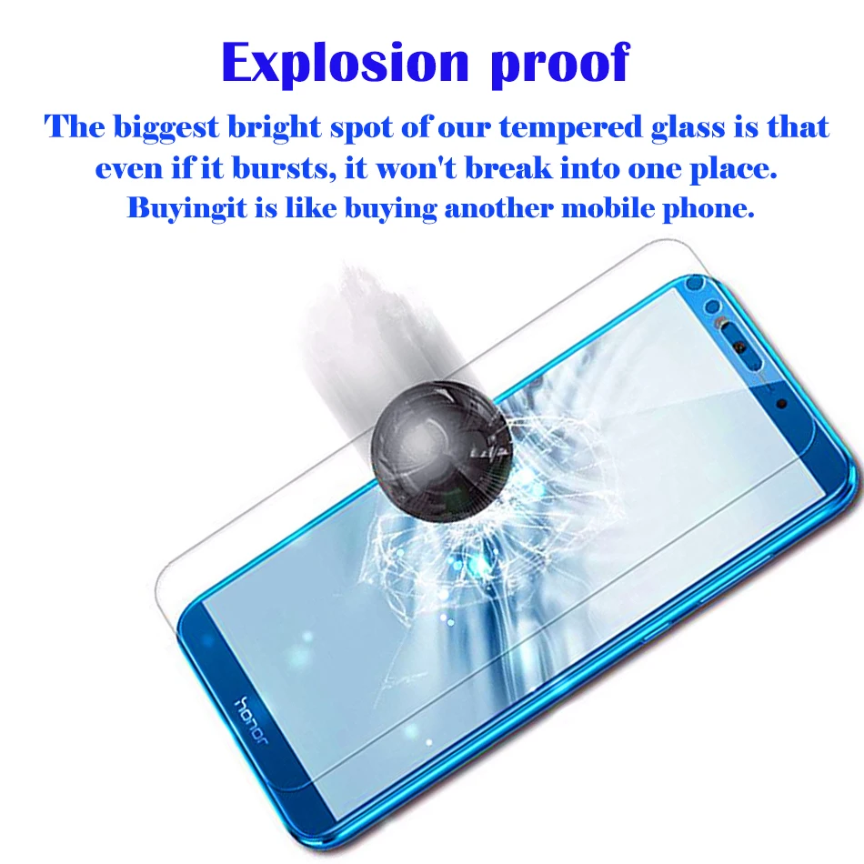 Защитное стекло для huawei honor 9 Защитная пленка экрана huavei honer 9i 9lite light закаленное на
