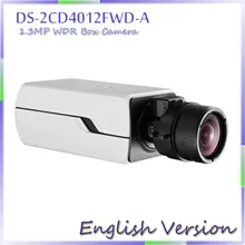 fast free shipping 2014 New 1.3MP WDR Smart Face Detection & Two Way Talk Smart IPC English Version DS-2CD4012FWD-A