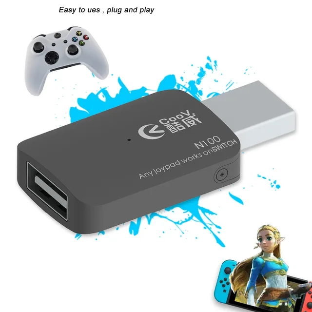 For Coov N100 PS3/PS4/Xbox 360/Xbox One to Nintendo Switch NS USB
