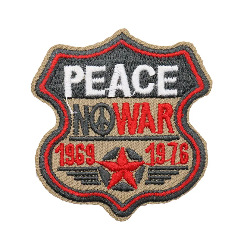 

Custom Embroidery Patches, Memory Patches Arms Army Embroidered badges Shield Iron On Sew On Patch