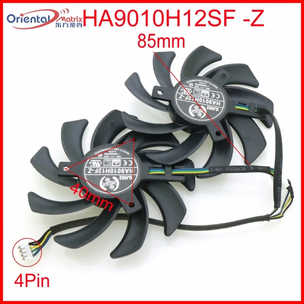 

HA9010H12SF-Z 12V 0.35A 85mm 4Wire 4Pin For Dataland R9 280X 3G Graphics Card Cooling Fan