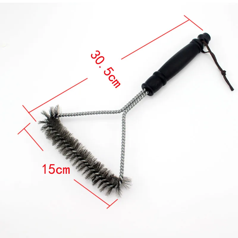 12" BBQ Grill Cleaning Brush BBQ tool Grill Brush with Plastic Handle
