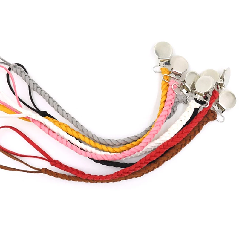 

Pacifier Clips Chain Dummy Clip Pacifier Holder Nipple Soother Chain For Infant Baby Feeding 1Pc New baby pacifier clip chain