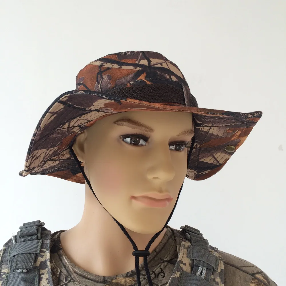 Four Style Military Camouflage Bucket Hats Jungle Camo Fisherman Hat