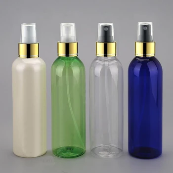 

30pcs 200ml transparent pearl blue green round spray bottle,mini spray perfume bottles,refillable bottles