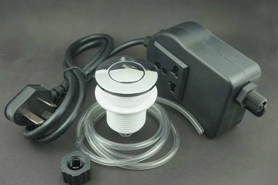 Free Shipping Garbage Waste Disposal Self Lock Air Push Button Switch